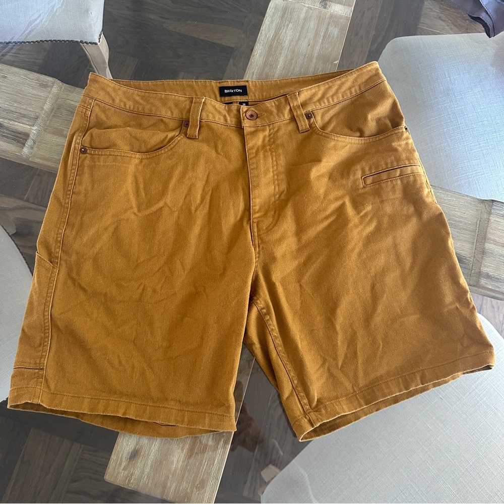 Brixton Men's Brown Shorts 36